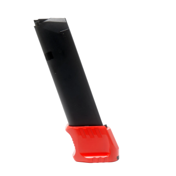 Fusion +5 Magazine Extension Kit for Magazines Compatible with GLOCK G17 Pistols - Red (XP Pro Compatible)