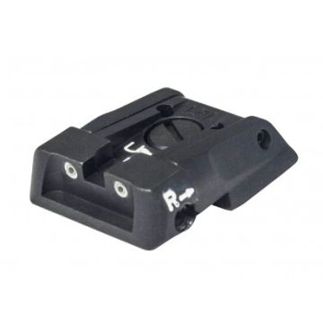 LPA OEM (.472) Tanfoglio EAA Witness RIA, S&W, Rear Adjustable Sight - Tritium