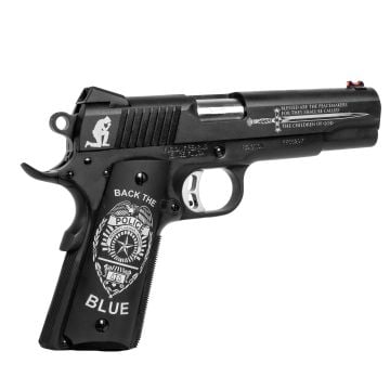 1911 pistol government "back the blue"
