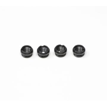 1911 Grip Screw Bushings - Black, Thin (4)