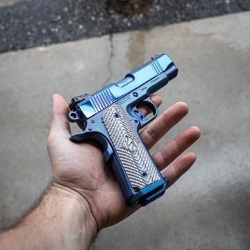 Custom 1911 Pistol "Blue" Fusion Firearms Riptide