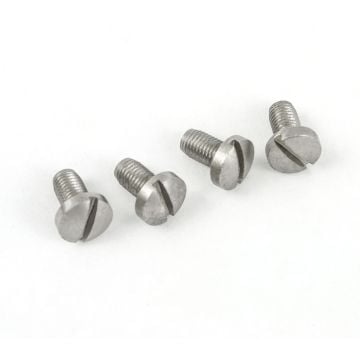 1911 Grip Screws - Slot, Stainless, Thin (4)