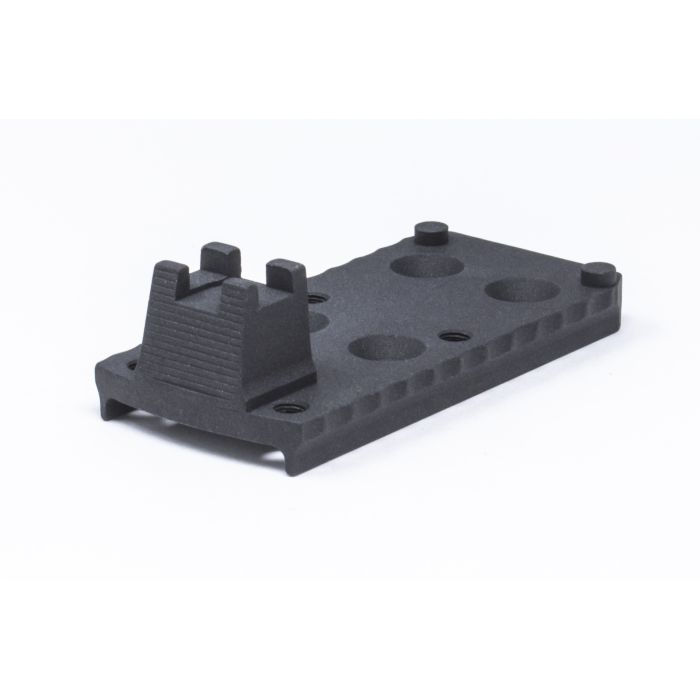 1911 RMR Trijicon Base Plate Black Serrated - Lightweight Aluminum