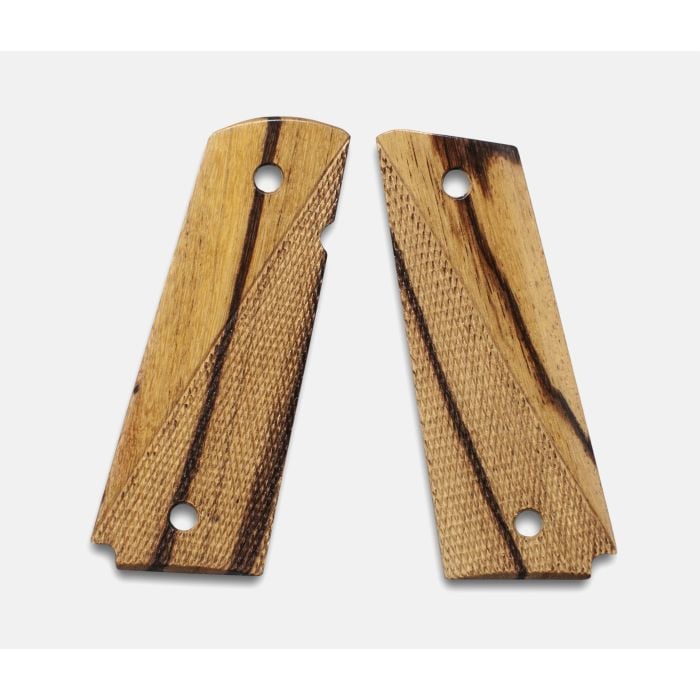 1911 Full Size Grips, Inkberry, Ranger Cut, Beveled Bottom 1911 Full Size Grips, Inkberry, Ranger Cut, Beveled Bottom