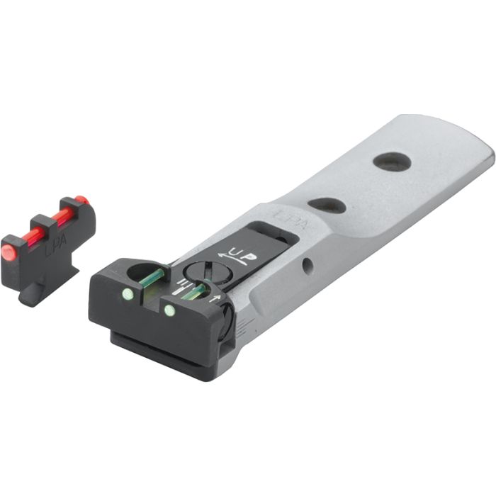 Revolver Sight Set - for Smith & Wesson, Fiber Optic w/ Plunger - Silver Revolver Sight Set - for Smith & Wesson, Fiber Optic w/ Plunger - Silver