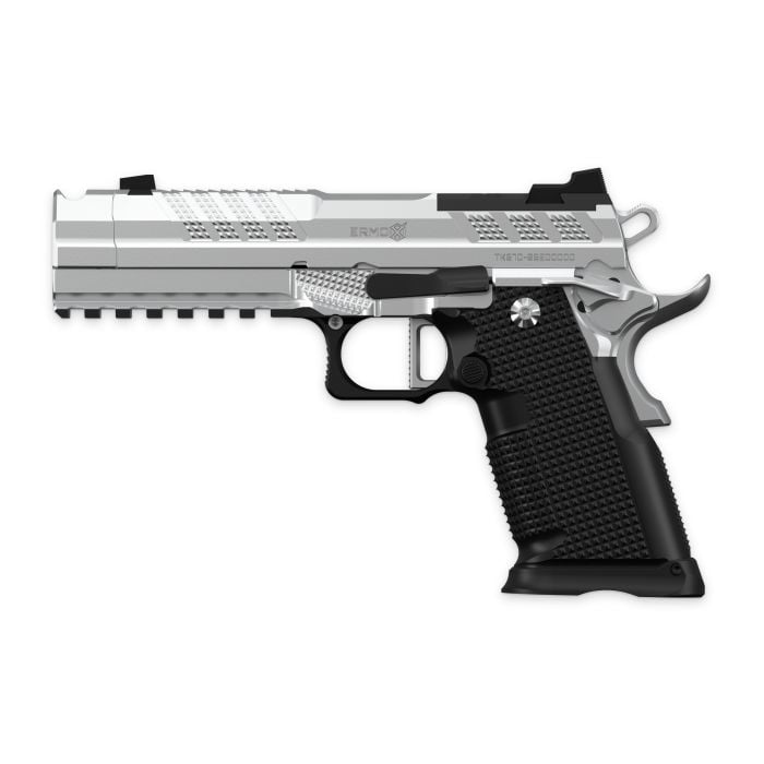 Fusion XP COMP 9mm, Hard Chrome, Ambi Thumbrest, left side Fusion XP COMP 9mm, Hard Chrome, Ambi Thumbrest, left side