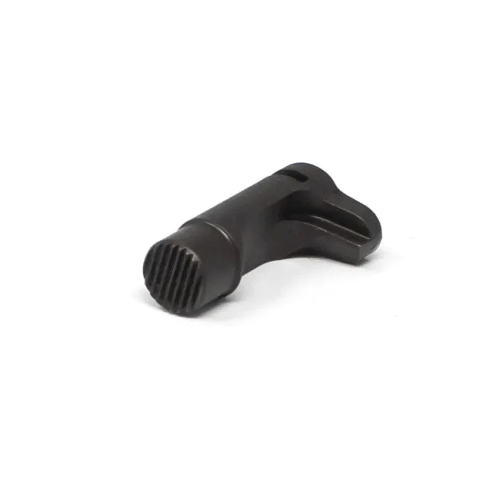 1911 - Magazine Catch - Extended, Black Serrated — Fusion Firearms