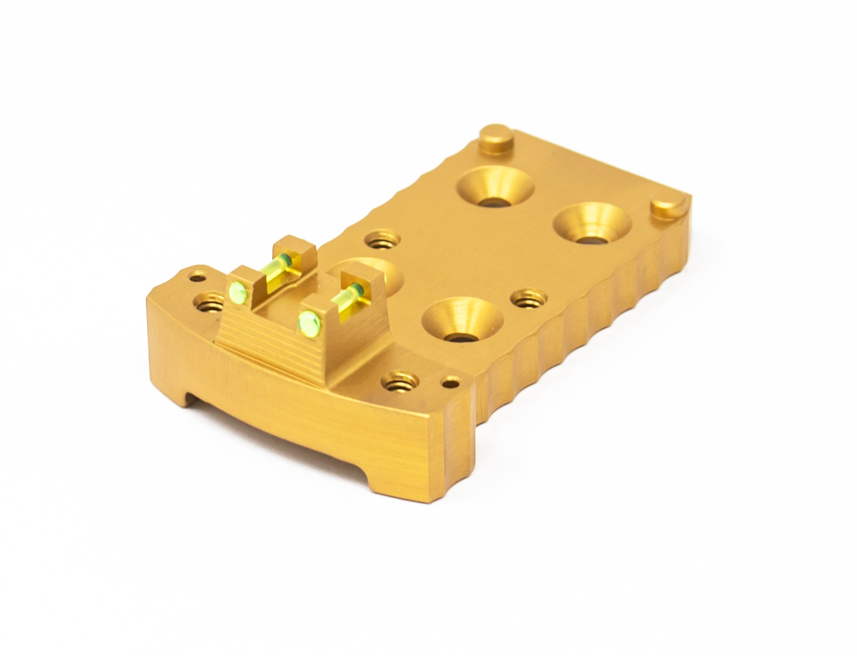 1911 RMR Base Plate - Pro-Line, Light-Weight Aluminum - Gold